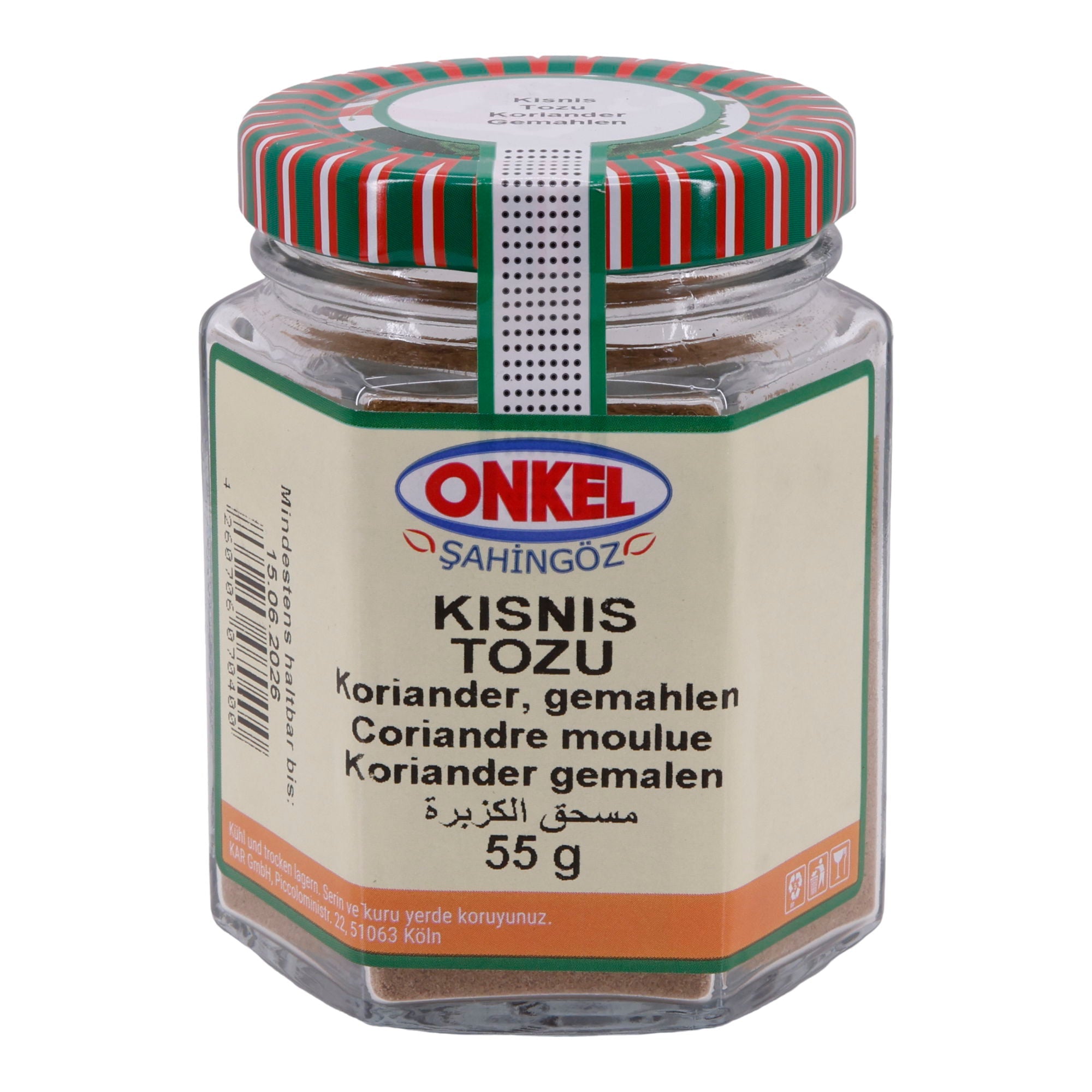 Kişniş Tozu Onkel Şahingöz | Gewürz | Gemahlener Koriander | 55 g ONKEL SAHINGÖZ